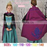 Wholesale Girls Dress With Capes Kids Long Sleeve Dresses for 3-8 Years Children Cosplay Dresses thumbnail-1