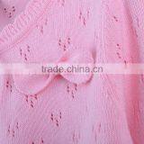 100% Cotton Fashion Crocket Kids Knit Bolero Cardigan Sweater thumbnail-4