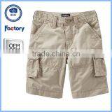 2016 new custom mens cargo shorts khaki and blue shorts