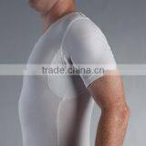 Mens' Undershirts With Underarm Sweat Absorbent thumbnail-2