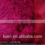 New Designer 80cm Vintage Natural Rex Rabbit Chinchilla Fur Winter Long Coat Jacket With Fur Collar For Women thumbnail-4