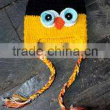 yellowBaby Boy/Girl Crochet Owl Animal Beanie Hat cute baby crochet hat