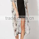 Fashion Style Ling Printed Caftan Beach Kimono Ethnic Tunic Long Cardigan 2015 Women thumbnail-1