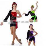 2014- -teen Sequin Colorful Dance Jazz Costume - Dashing Women Sequin Jazzdance Skirt Wear -child&adult Girl Cute Dance Skirt thumbnail-1