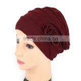Diamante Cotton Hair Bonnet Hat Muslim Hijab Head Wrap Headscarf thumbnail-1