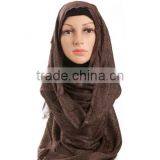 Muslim Pure Color Bag Towel Europe and the United States Fashion Super Large Cap Cover Scarf Scarf thumbnail-6