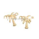 Zinc Based Alloy Connectors Palm Tree Gold Plated thumbnail-3