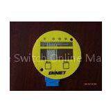 Free Design Gloss Membrane Switch Keypads With Clear Window and 3M Adhesive