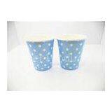 Promotional Blue Dots Hot Drink Paper Cups , Disposable Takeaway Coffee Cup thumbnail-1