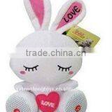 2012 Hottest Lovely and Practical Plush Stuffed Toy Soft Rabbit Speaker thumbnail-1