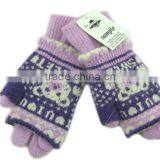 Factory Direct Selling Knitted Warm Winter Gloves for Kids thumbnail-4
