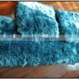 Updating 50cm*50cm Lamb Fur Seat Cushion For sale/OEM