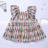 Wholesale Children Clothes Girls Dress Fashion Printed New Design Baby Girls Dress thumbnail-1