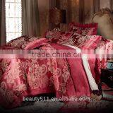 Cotton Queen Romantic Bed Sheet Embroidery Design New Cotton Fabric Bed Sheet BS448 thumbnail-2