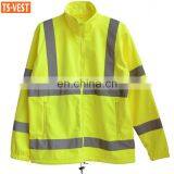 outdoor reflective winter safety jacket