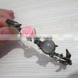 Luxuries Wedding Copper Palm Rings Rose Gold Plated CZ Zircon Ring Girls Lovers Prong Setting Rhinestones Four Fingers thumbnail-1