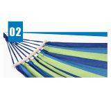 Hammock With Spreader Bar Double/Single Garden Swing Sleeping Bed Portable Outdoor Camping Garden Hanging Chair thumbnail-2