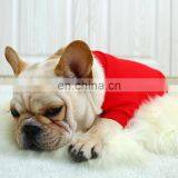 Pet Dog Cat Bulldog Bully Red Senior Brand Check T-shirt Corgi Pug Clothes Fat Dog Coat thumbnail-4