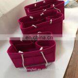 Felt Cosmetic Make Up Handbag Purse Organizer Bag thumbnail-6