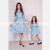 2019 New RED BIG BOW PARTY Dress Mother Daughter Matching Dress 3COLORS (this Link for WOMAN) thumbnail-3