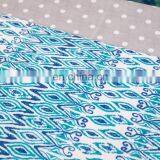 2019 Amazon New Design Peacock Blue Digital Printed Table Runner for Weddings Party Banquet thumbnail-4