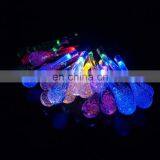 20 Led Waterproof Water Drop Decoration Solar String Light Christmas Led String Lights For Outdoor Use thumbnail-4