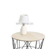 Chinese Good Item Student Reading Desk Lamps Cheap Custom Hotel Bedside Matte Purple Small Table Lamp for Gift thumbnail-6