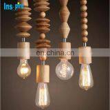 Restaurant Indoor Nordic Wooden Decorative Modern Pendant Lamp Chandelier Lighting thumbnail-2