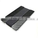 Colorful Elastic Bend Rear Carbon Fiber Business Cards Holder thumbnail-1