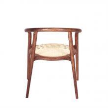 Solid Wood Adirondack Chair Light Oak Table and Chairs Wooden Occasional Chairs Wood Chairs for Home thumbnail-4