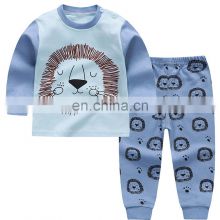 2020 hot sale fashion, Comfortable baby set Four seasons Cartoon print baby clothes sets Unisex Kids Clothing Sets boys/