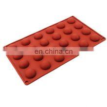 Heat Resistance Durable Silicone Mold For Chocolate Desserts Half Circle Cake Baking Mold Silicone Baking Mould Hemisphere thumbnail-1