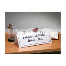 Acrylic Name Card Holder for Stand Displaying