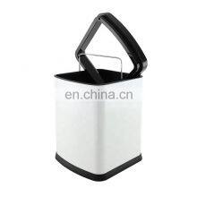 Внутридомашние мусорные баки для офиса и кухни. Домашние контейнеры для мусора. Квадратный мусорный бак с открытым верхом thumbnail-3