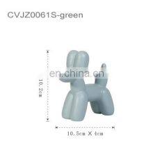 Creative Wedding Dog Rabbit Childhood Birthday Gift Animal Art Cute Balloon Dog Handmade Ceramic Sculpture Decoration thumbnail-5