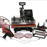 Letterpress Plate Type and Heat Press Machine Type combo 8 in 1 heat transfer Machine
