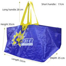 Portable waterproof oversize recycle eco-friendly custom logo shopping bag