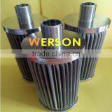 wash machine stainless steel filter cartridge,pleated filter cartridge in 316 s.s mesh