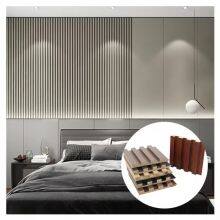 Best Quality Wpc Flut Wall Panel Wood Color Interior Decoration thumbnail-2