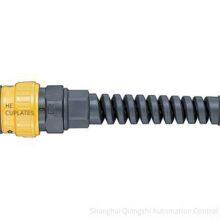 Japanese Nitto Quick Connector Female Connector, Polyurethane Air Pipe Connector With Kink Protection Ring ha - 65sng thumbnail-1