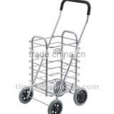 Luxury Design Practical Aluminum Foldable Shopping Trolley Cart thumbnail-1