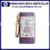 Wholesale Ladies Fancy Hand Purse Small Clutch Purse Woman , Violet Purse Wallet Bag Charm thumbnail-5