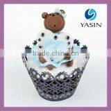 Popular Cheap Hollowed-out Laser Cupcake Wrapper thumbnail-1