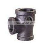 Galvanized Black Female Threaded 130 Tee Banded Beaded Malleable Cast Iron Pipe Fittings Manufacture thumbnail-6