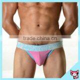Pink Stitching Color Style Hot Sale Men Trangle Underwear thumbnail-1