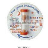 Plastic Hourglass Sand Timer With Imprint Cardboard thumbnail-1