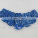 A+ Grade Lapis Rectangle Freeform Beads for Necklace thumbnail-1