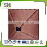 Modern Design Flower PU Faux Leather Wall Panel thumbnail-5