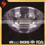 Top Quality FDA and QS Standard 1000ml Disposable Plastic Salad Bowl