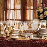 70pcs Luxury Pakistani Porcelain Dinner Set, Fine Bone China Dinner Set for 6 People thumbnail-4